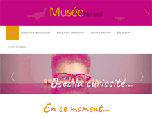 Tablet Screenshot of musee-chintreuil.com